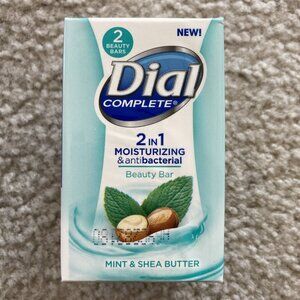 Dial Complete 2 in 1 Moisturizing & Antibacterial - 2 Count Mint & Shea Butter